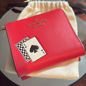 KATE SPADE Lucky Draw Bifold Zip Wallet